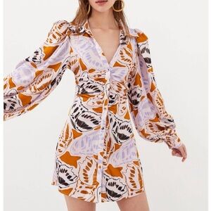 For Love and Lemons - Esmeralda
Monarch Butterfly Boho Mini Dress XXS